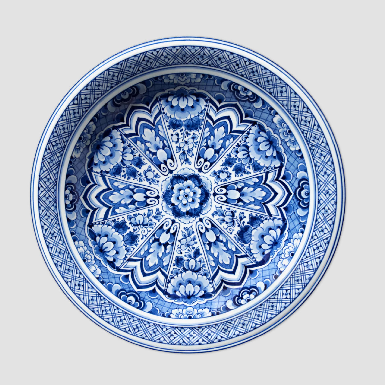 Delft Blue Plate Carpet